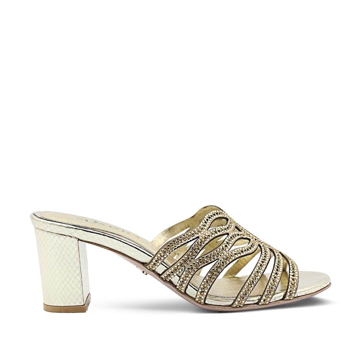 VARIO1882VARIO GOLD YILAN BASKI (Gold Snake Print)