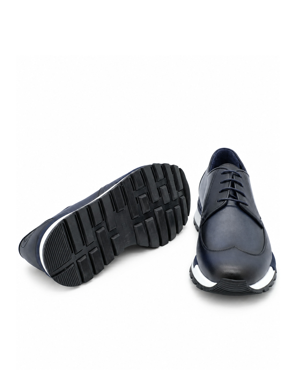 VARIO20032VARIO Hakiki Deri Erkek Ayakkabı – Kauçuk Taban 051 LACİVERT (Navy blue)