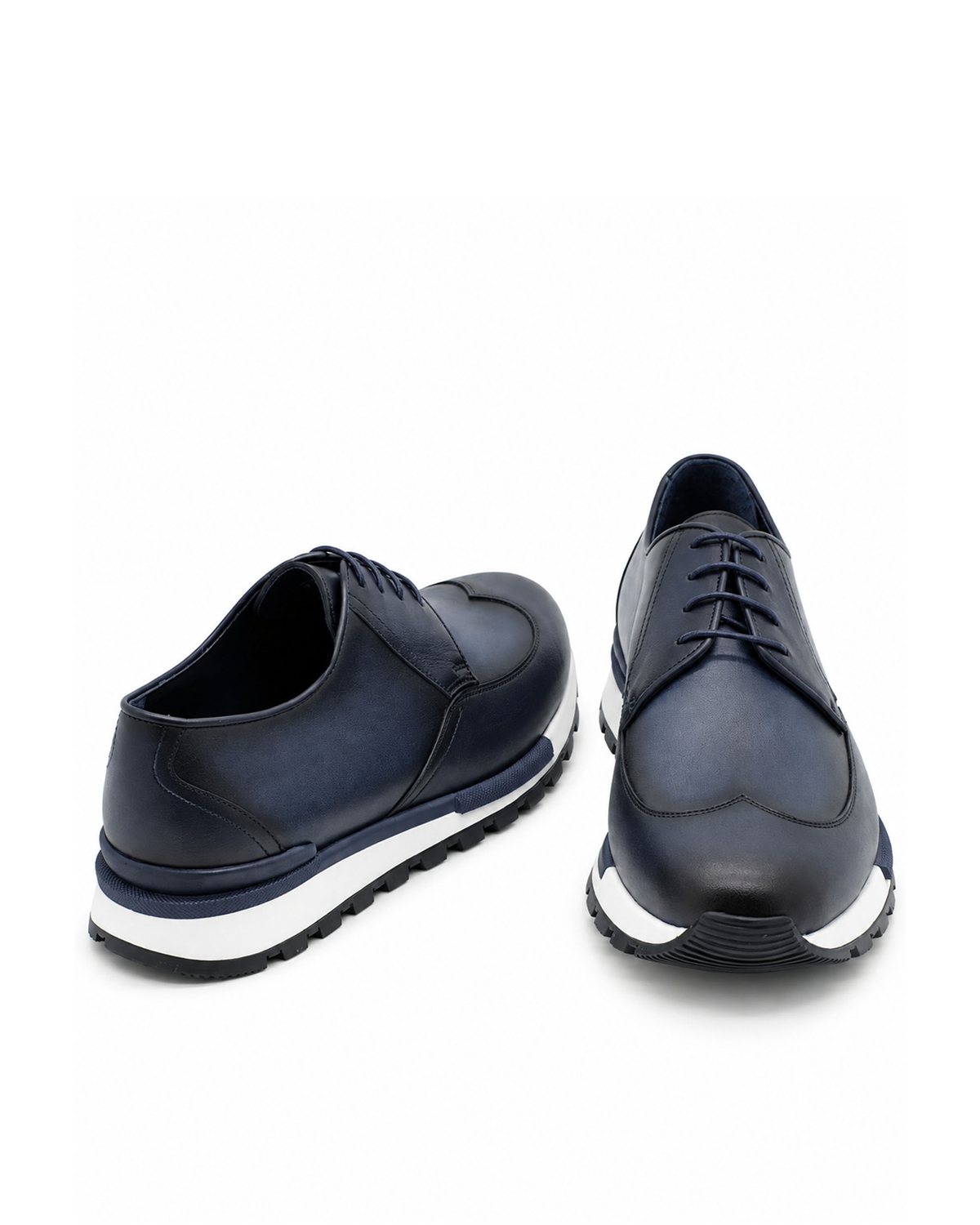 VARIO20032VARIO Hakiki Deri Erkek Ayakkabı – Kauçuk Taban 051 LACİVERT (Navy blue)