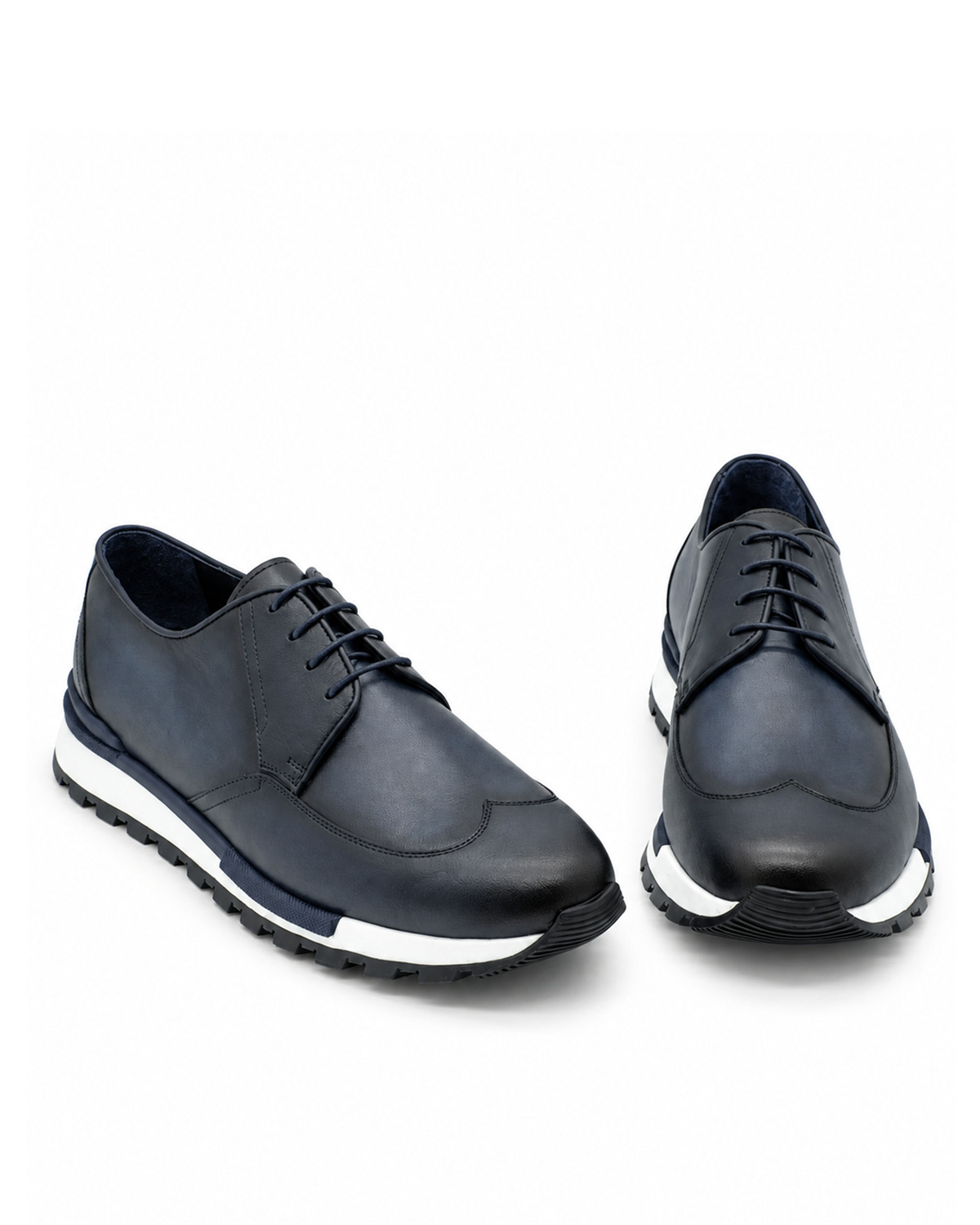 VARIO20032VARIO Hakiki Deri Erkek Ayakkabı – Kauçuk Taban 051 LACİVERT (Navy blue)