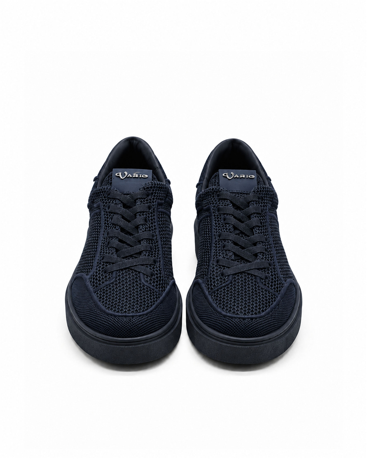 VARIO248323VARIO Örgü File Tekstil Erkek Sneaker Ayakkabı Z659 LACİVERT DERİ+LACİVERT TRİKO