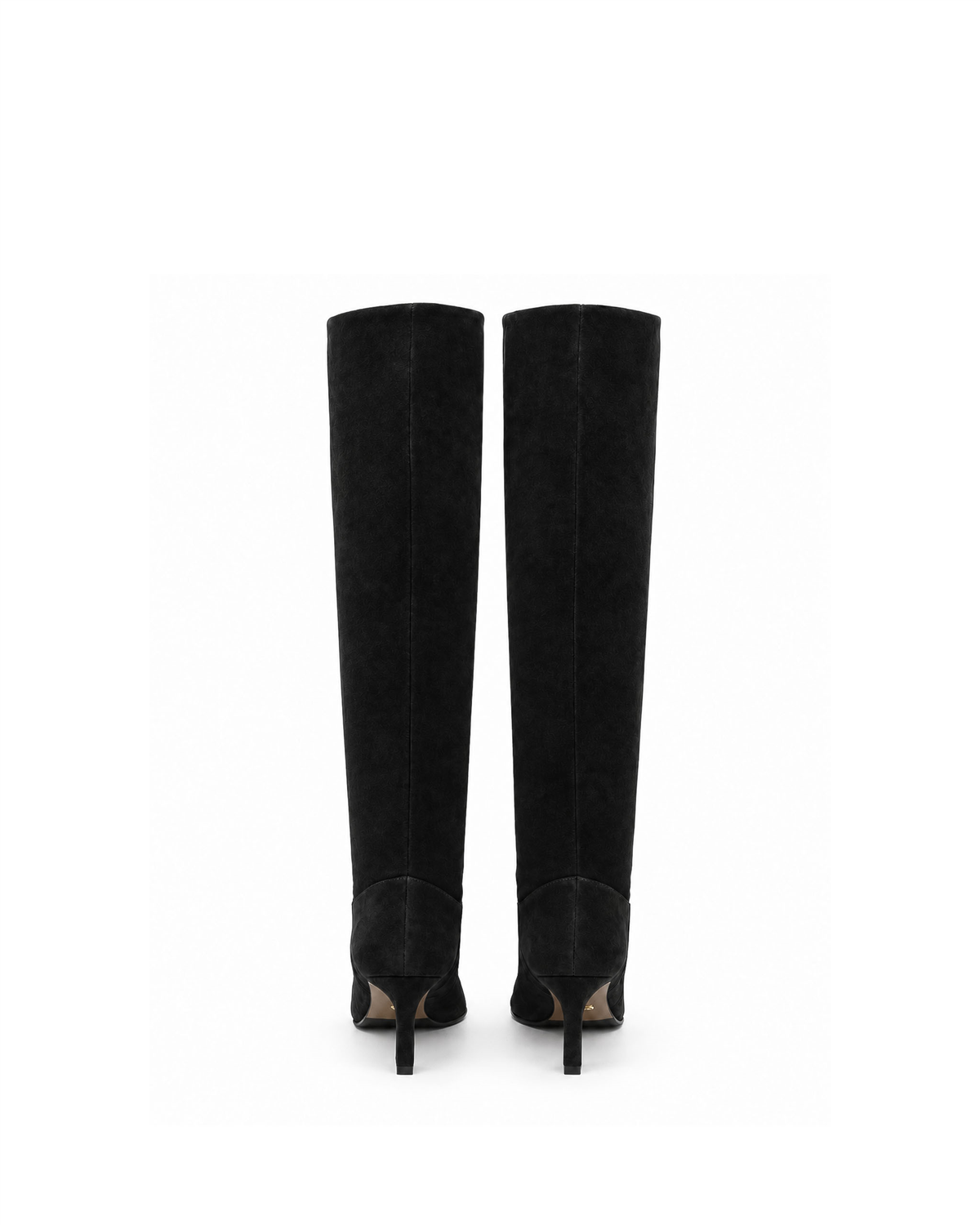 VARIO27633VARIO Hakiki Süet Deri Diz Üstü Çizme 346 SİYAH SÜET (Black Suede)