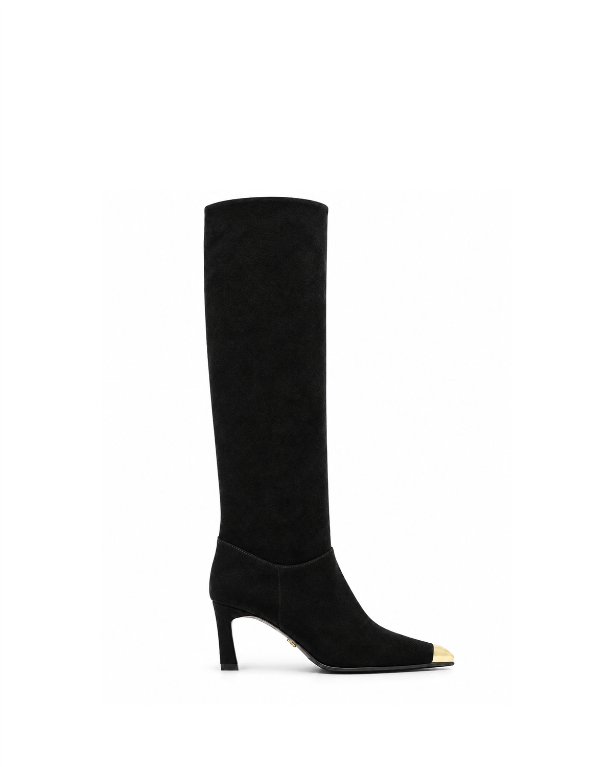 VARIO27633VARIO Hakiki Süet Deri Diz Üstü Çizme 346 SİYAH SÜET (Black Suede)