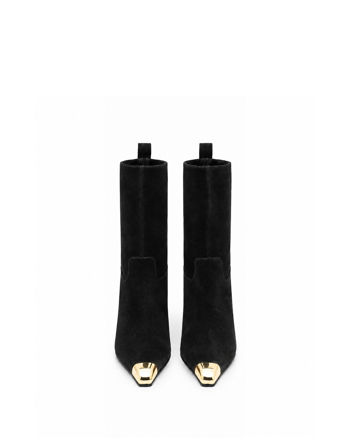 VARIO27694VARIO Hakiki Süet Deri Kadın Bot 346 SİYAH SÜET (Black Suede)