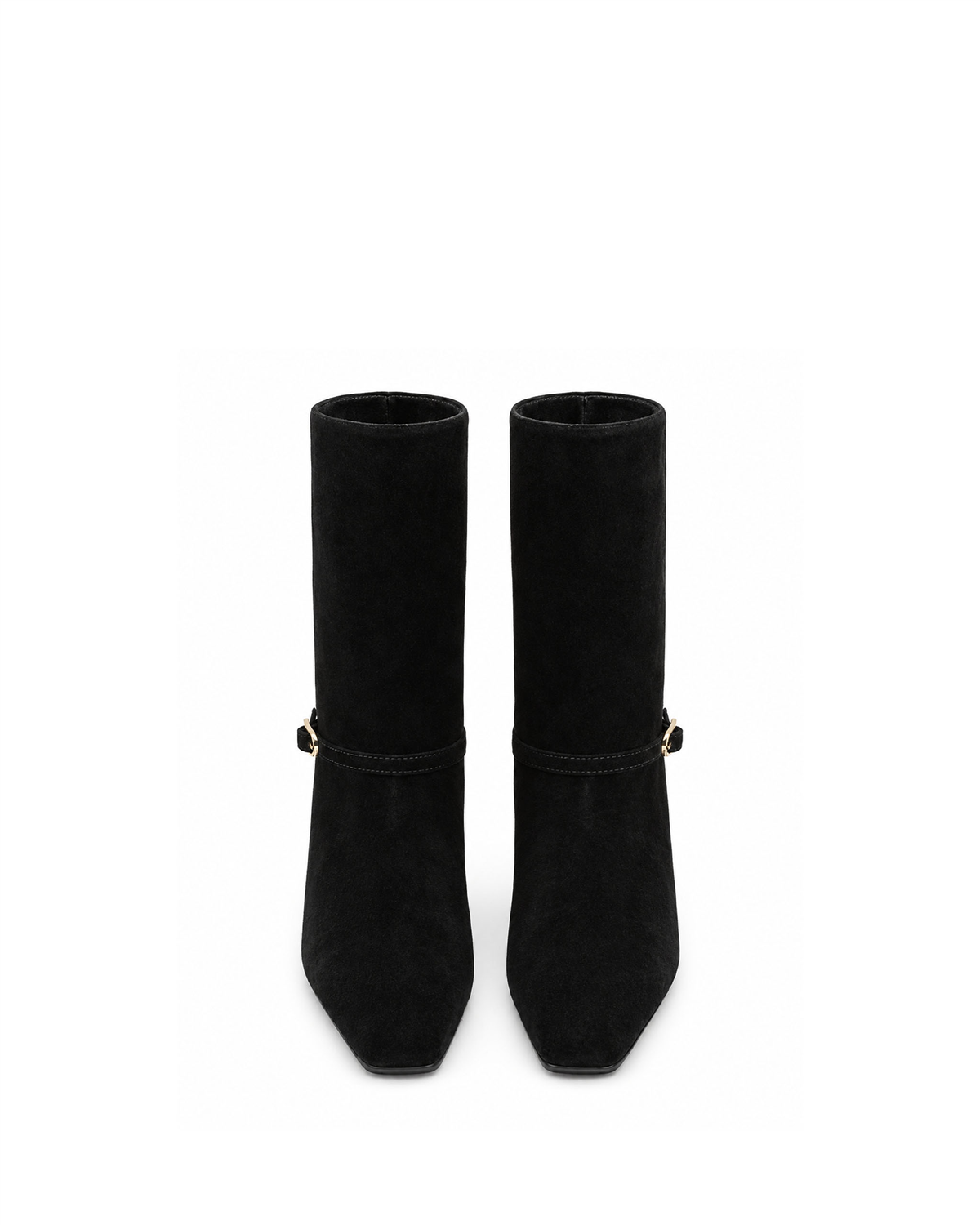 VARIO28608VARIO Hakiki Süet Fermuarsız Kadın Bot 346 SİYAH SÜET (Black Suede)