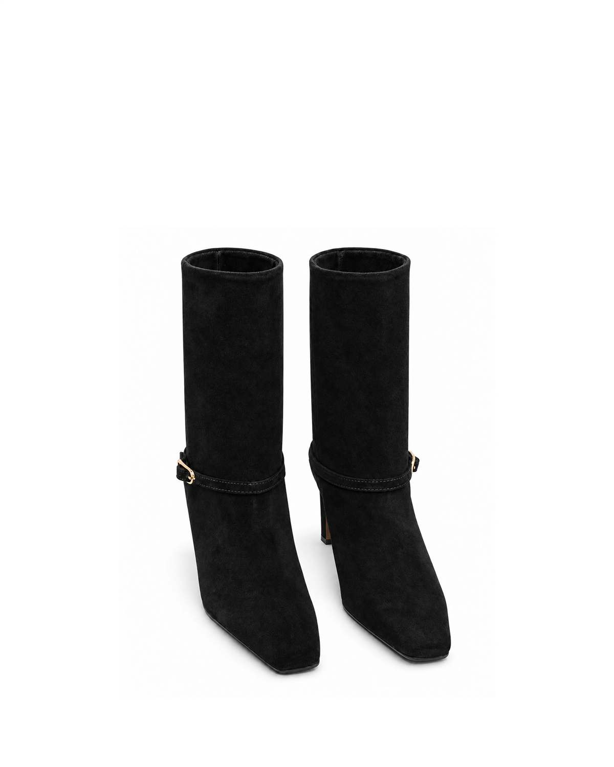 VARIO28608VARIO Hakiki Süet Fermuarsız Kadın Bot 346 SİYAH SÜET (Black Suede)