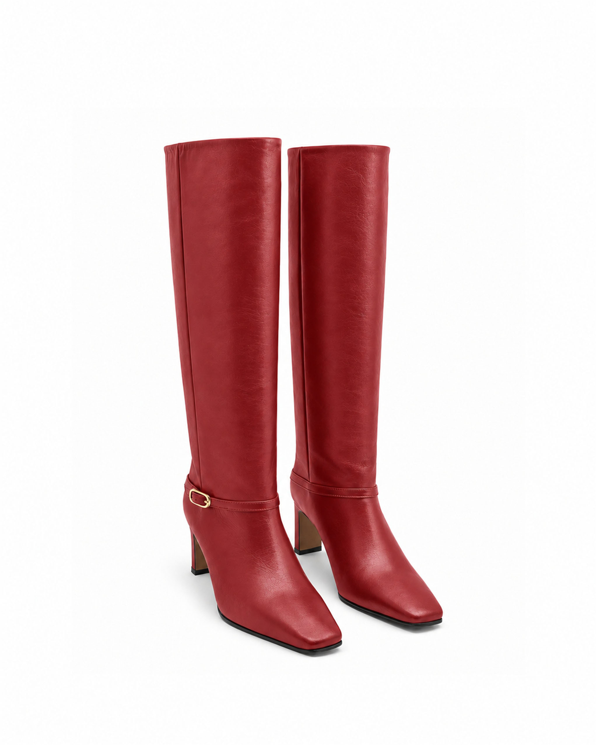 VARIO28669VARIO Hakiki Deri Çizme 371 BORDO (burgundy)