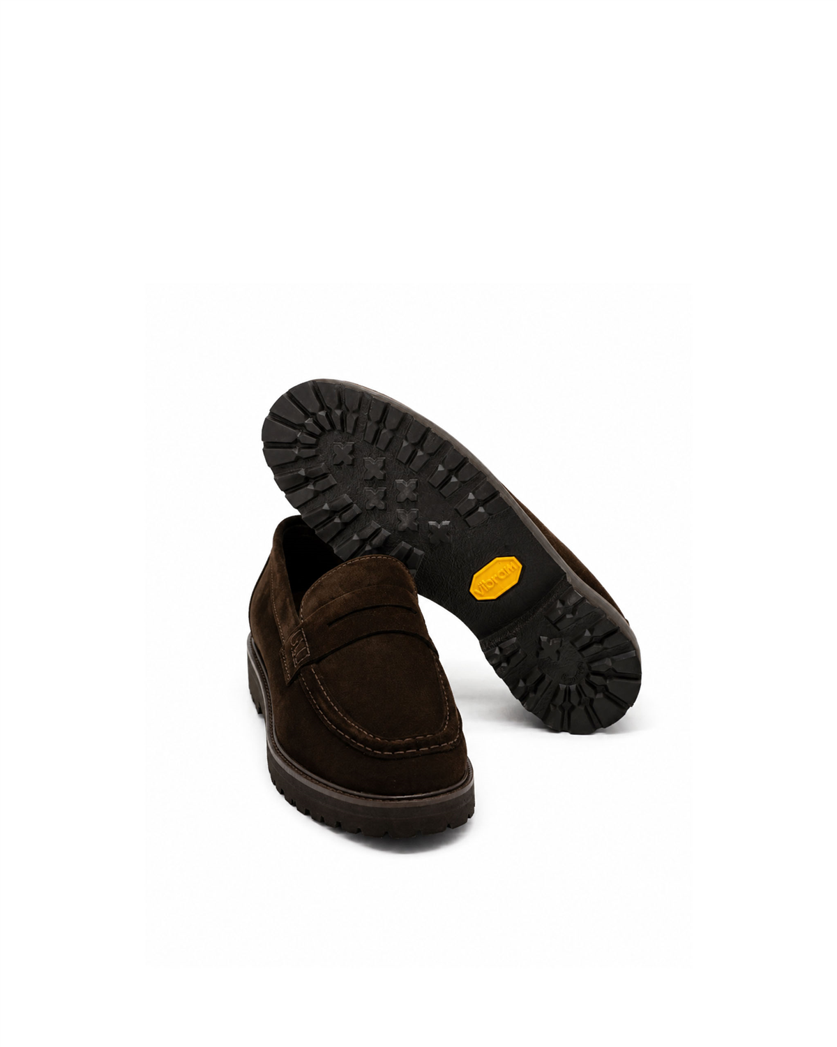VARIO290104VARIO Hakiki Deri Erkek Loafer Ayakkabı Z590 YARMA SUET KAHVE 490 C63 (Split Suede Brown)