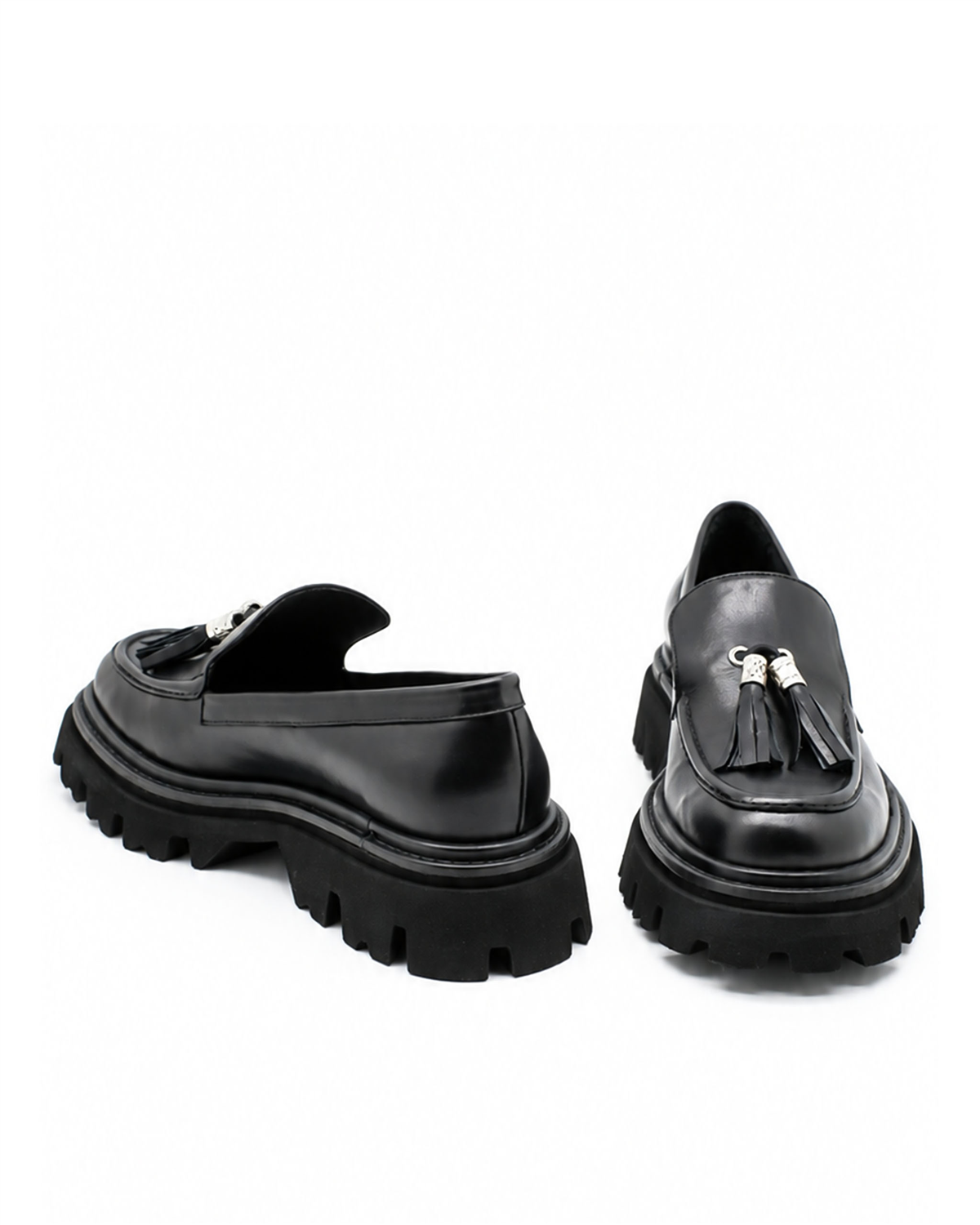 VARIO4249VARIO Hakiki Deri Kalın Taban Ayakkabı 053 SIYAH (Black)