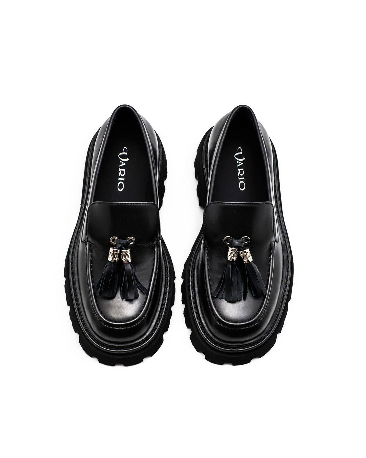VARIO4249VARIO Hakiki Deri Kalın Taban Ayakkabı 053 SIYAH (Black)