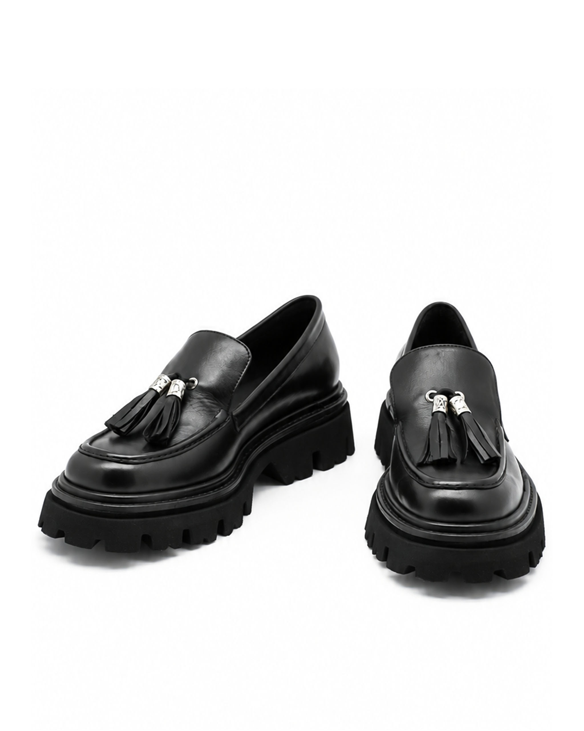 VARIO4249VARIO Hakiki Deri Kalın Taban Ayakkabı 053 SIYAH (Black)