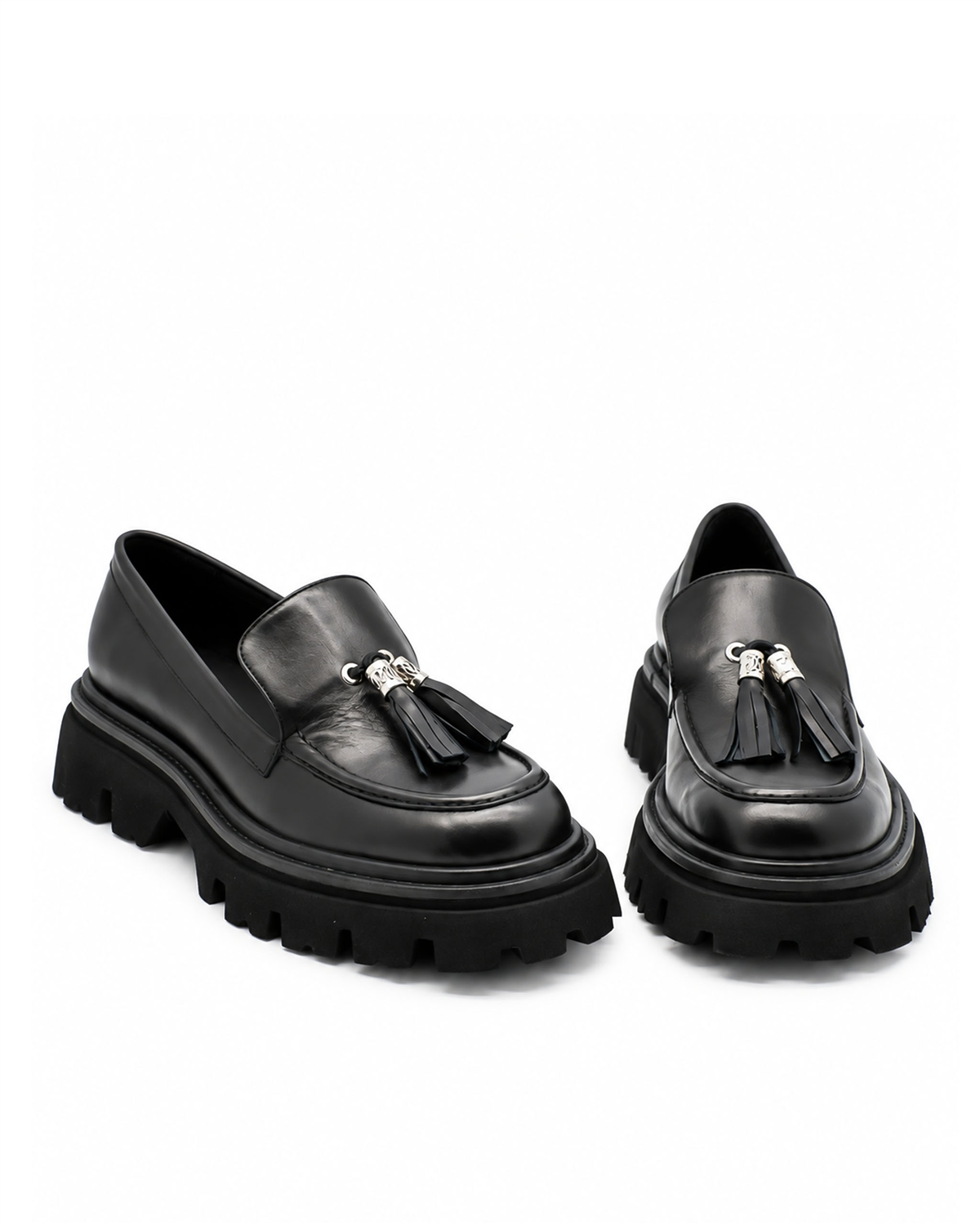 VARIO4249VARIO Hakiki Deri Kalın Taban Ayakkabı 053 SIYAH (Black)