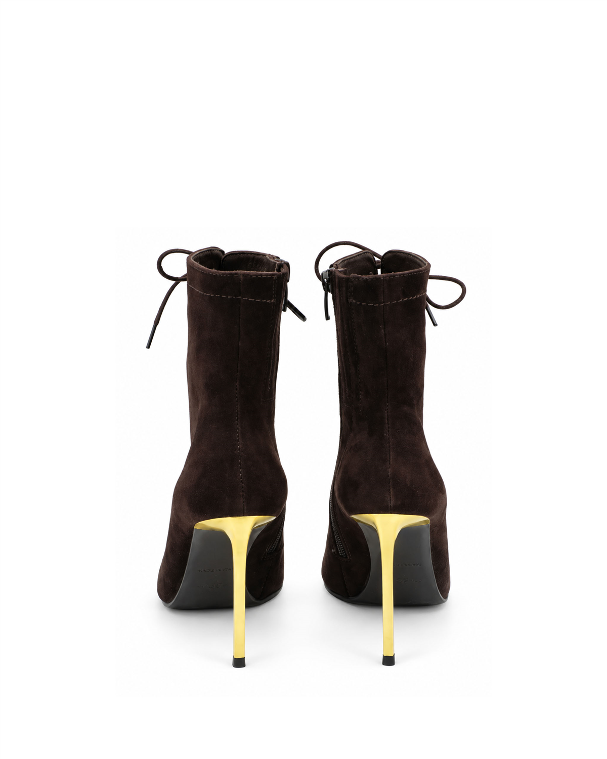 VARIO6526VARIO Hakiki Süet Deri Kadın Bot 381 KAHVE SÜET(Brown Suede)