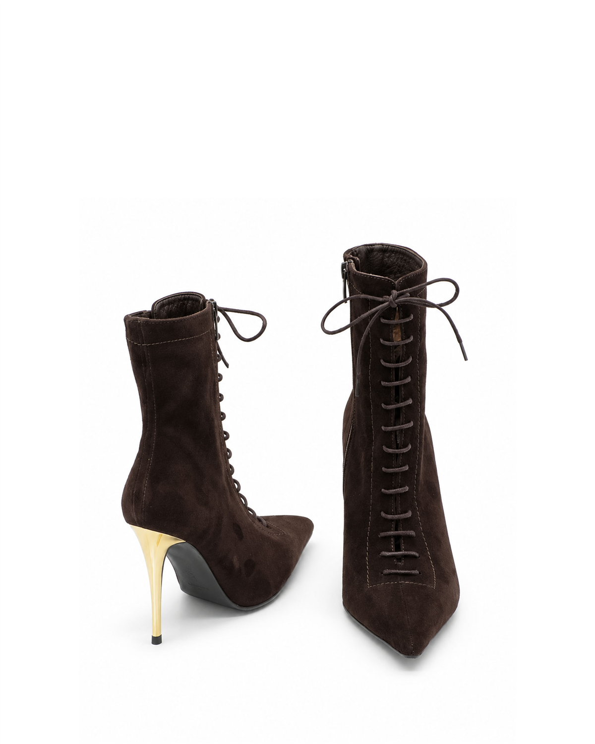 VARIO6526VARIO Hakiki Süet Deri Kadın Bot 381 KAHVE SÜET(Brown Suede)