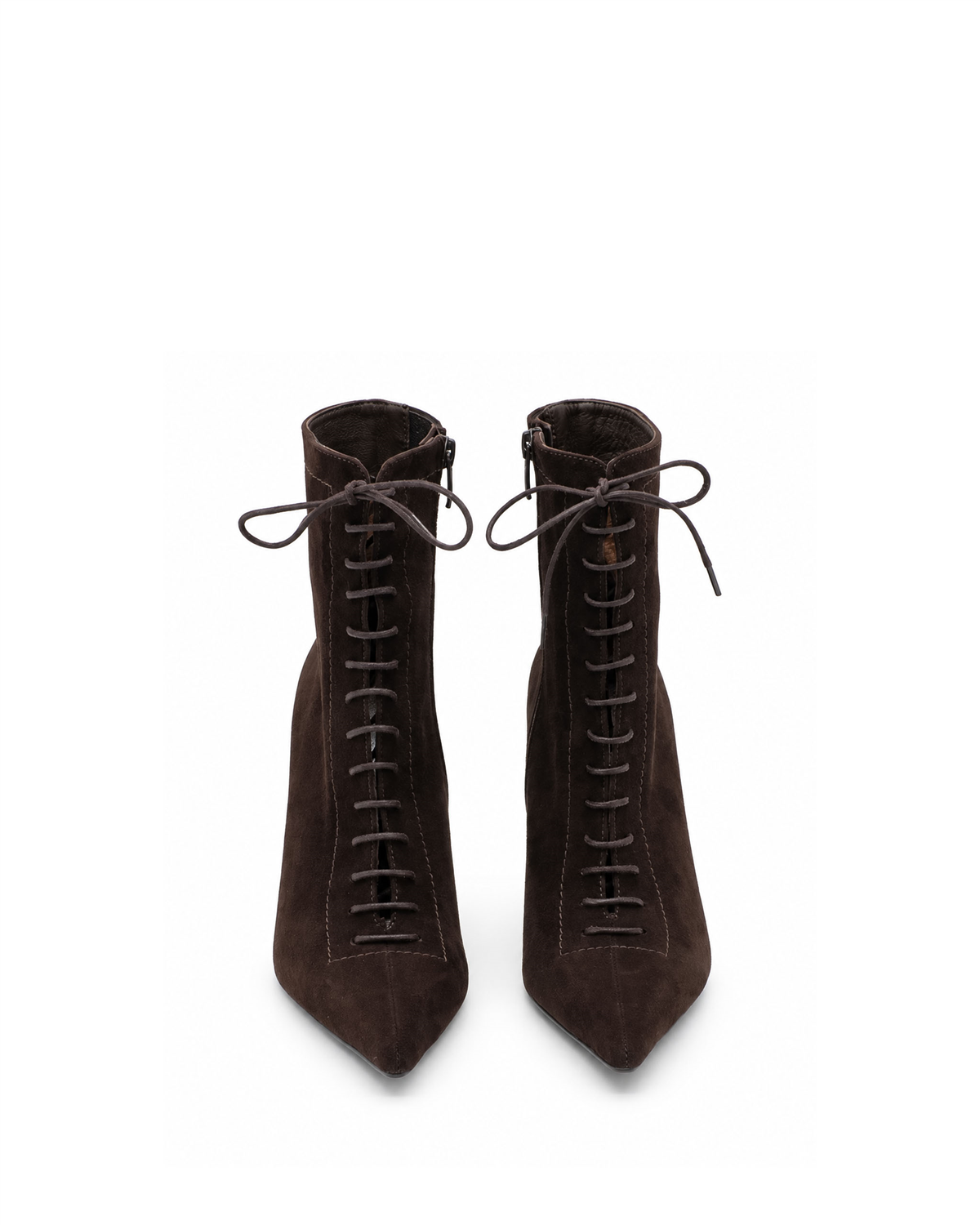 VARIO6526VARIO Hakiki Süet Deri Kadın Bot 381 KAHVE SÜET(Brown Suede)