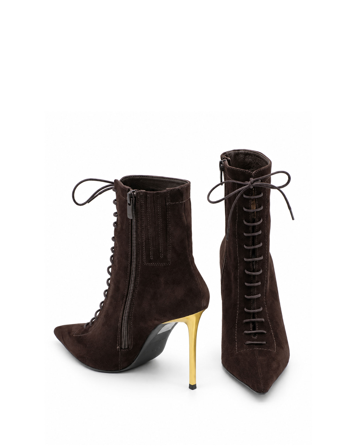 VARIO6526VARIO Hakiki Süet Deri Kadın Bot 381 KAHVE SÜET(Brown Suede)