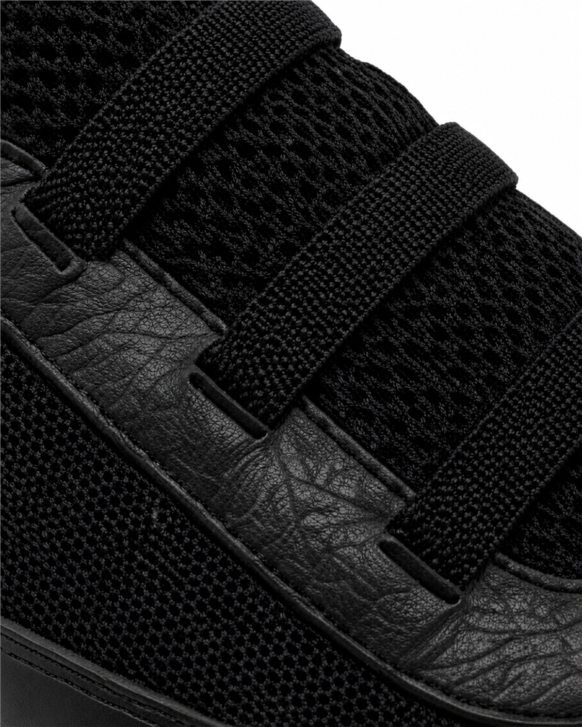 VARIO97680VARIO Hakiki Deri Erkek Sneaker Ayakkabı Z658 SİYAH DERİ+SİYAH TRİKO