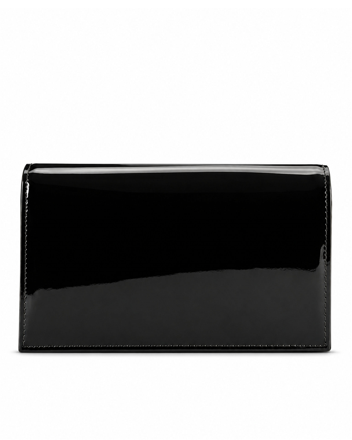 VARIOCNT037VARIO Rugan Hakiki Deri Abiye Çanta 366 SIYAH RUGAN (Black Patent Leather)
