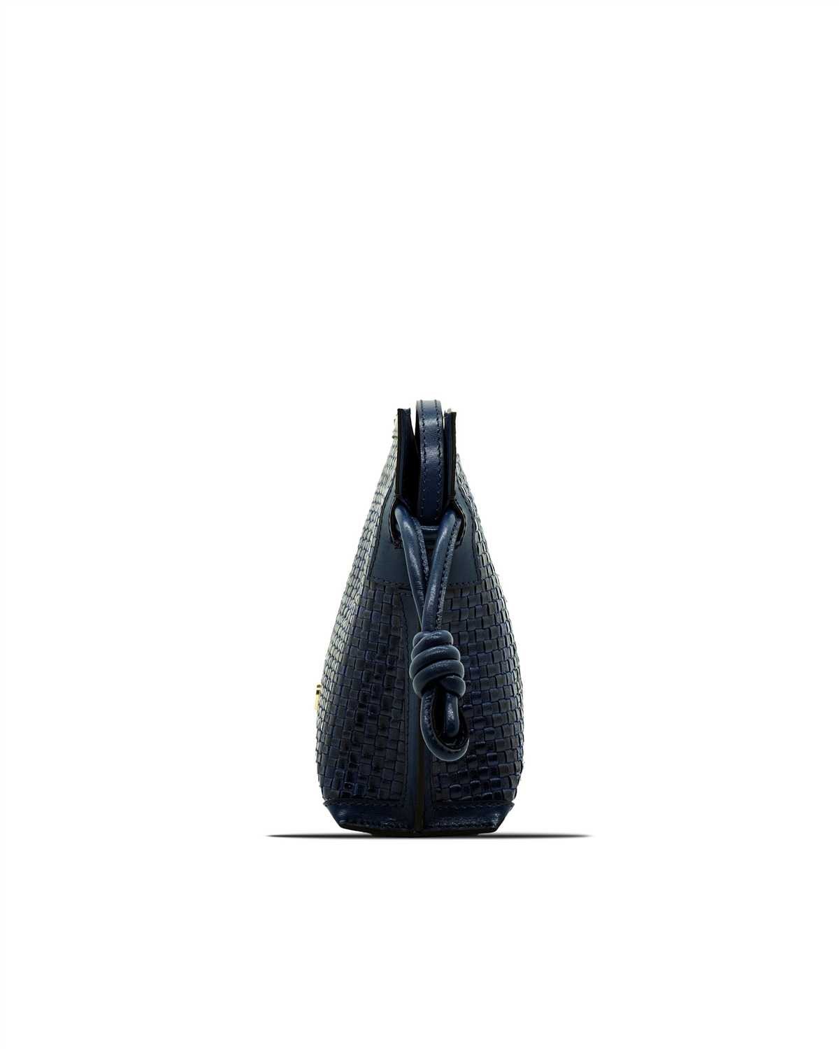 VARIOCNT039VARIO Hakiki Deri Örgü Kadın Çanta Y94 LACİVERT ÖRGÜ (Navy Blue Knit)