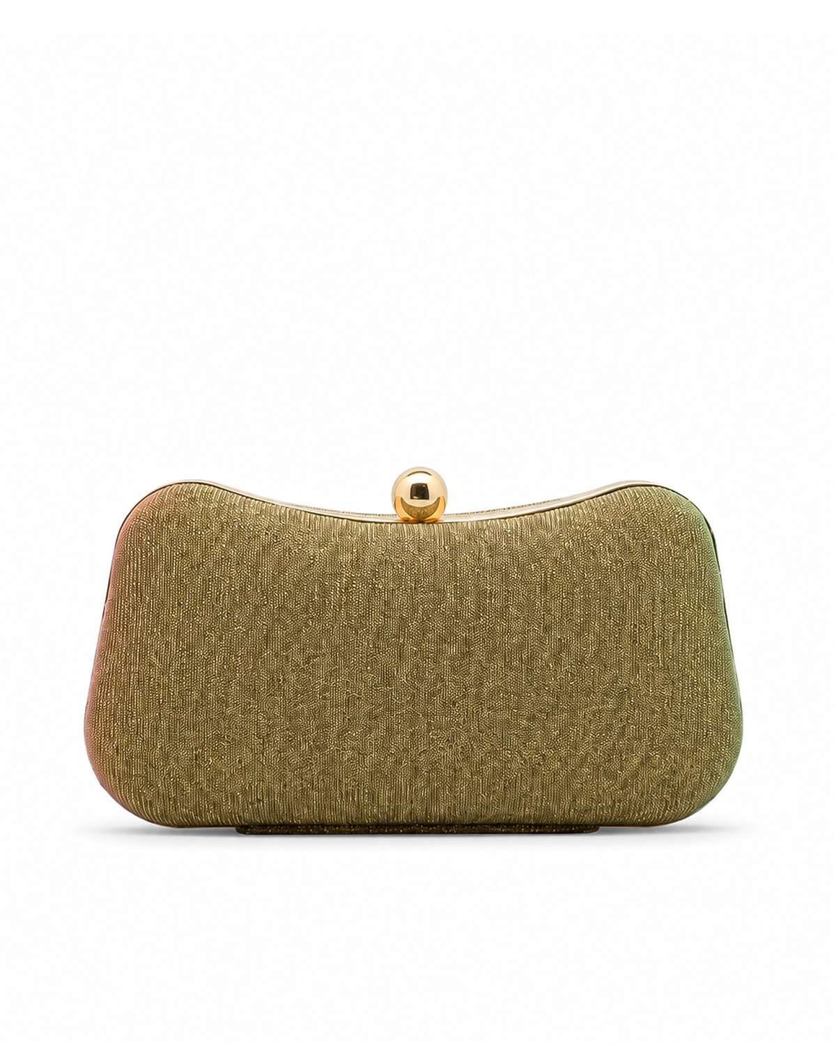 VARIOCNT044VARIO Janjanlı Kumaş Gold Klipsli Şık Clutch Çanta Z657 SİMLİ GOLD JAN JAN KUMAŞ