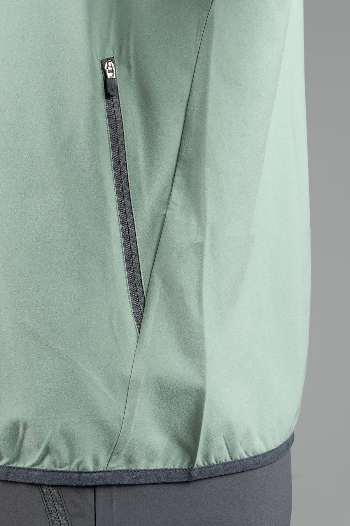 Maraton Active Comfort Erkek Dik Yaka Dar Paça Reglan Kol Antrenman Su Yeşili Eşofman Takımı 22663