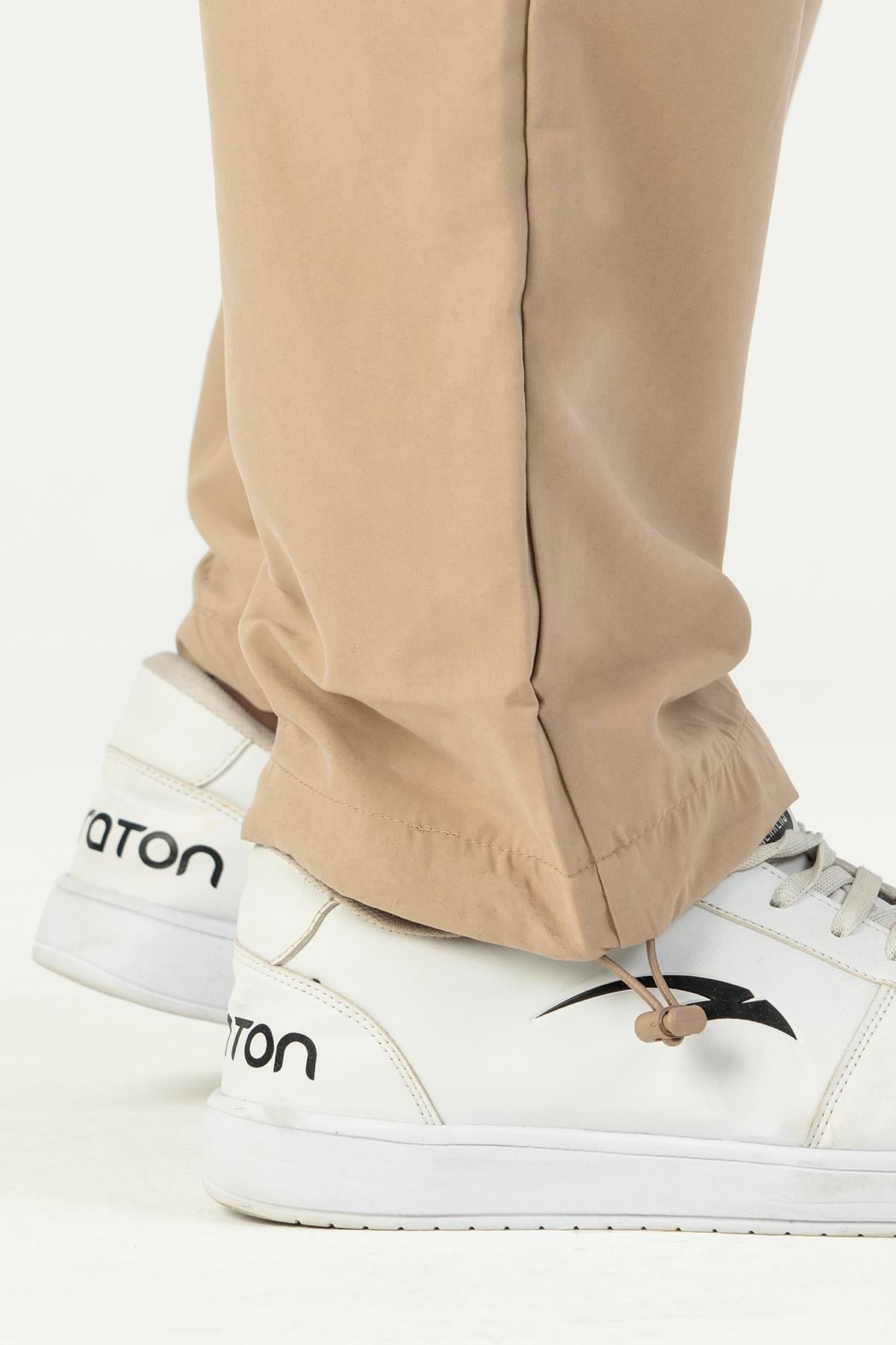 Maraton Active Comfort Erkek Kapşonlu Tress Lastik Reglan Kol Antrenman Vizon Eşofman Takımı 22736