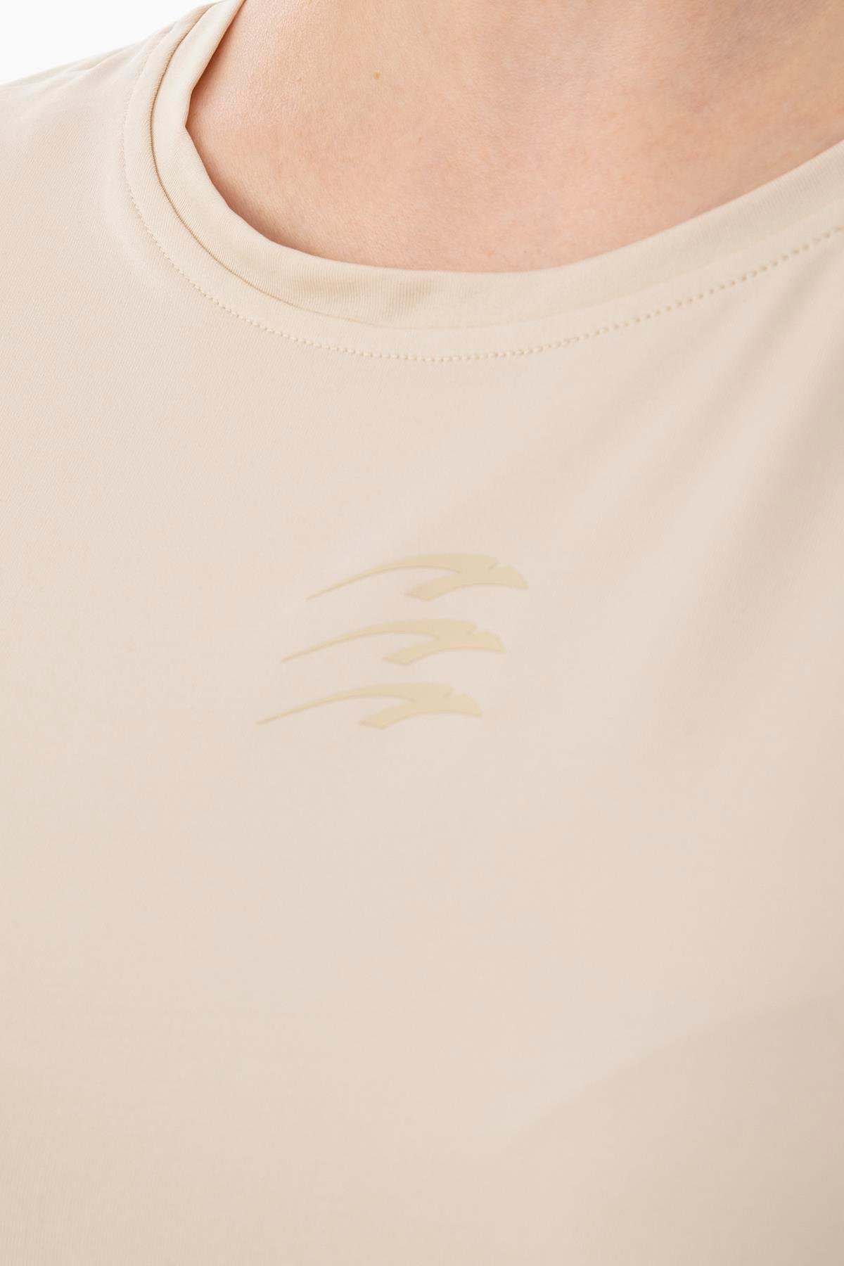 Maraton Active Comfort Kadın Bisiklet Yaka  Kısa Kol Training T-shirt 21209