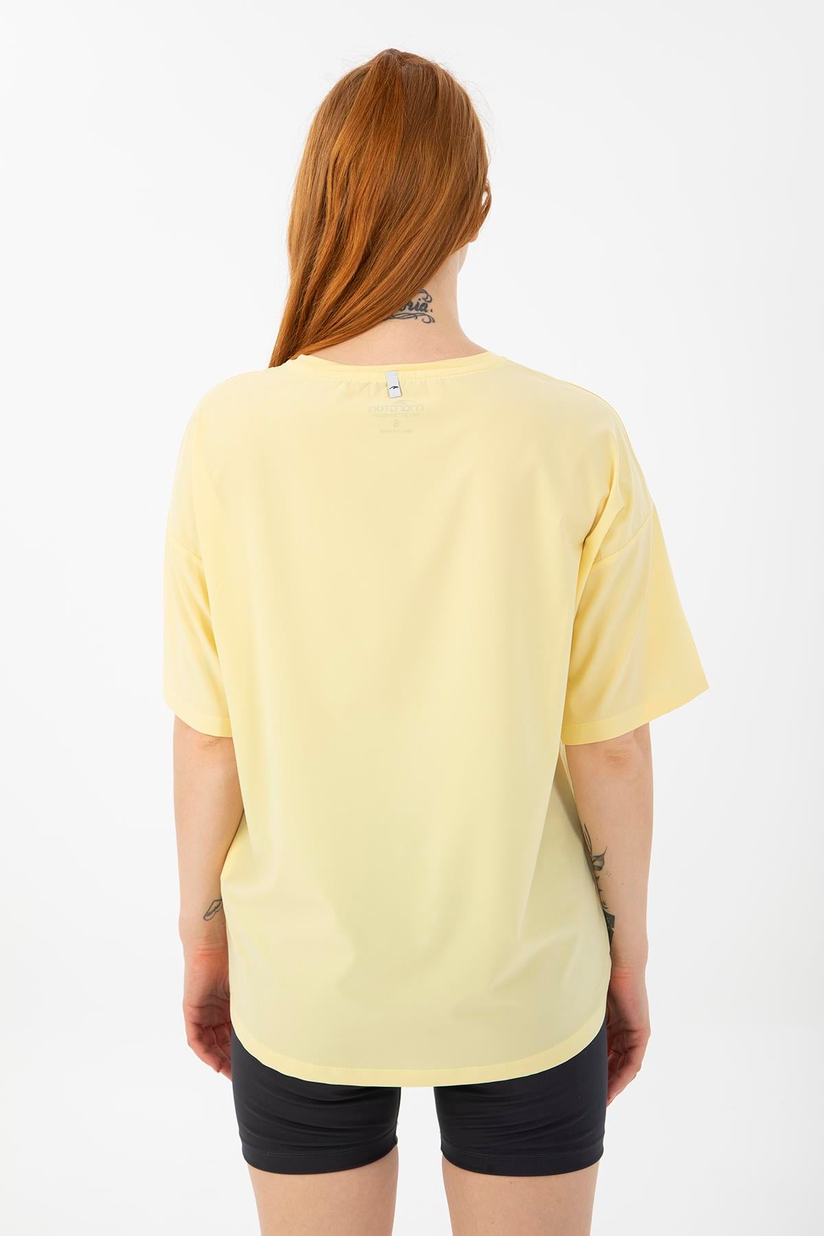 Maraton Active Comfort Kadın Bisiklet Yaka  Kısa Kol Training T-shirt 21209