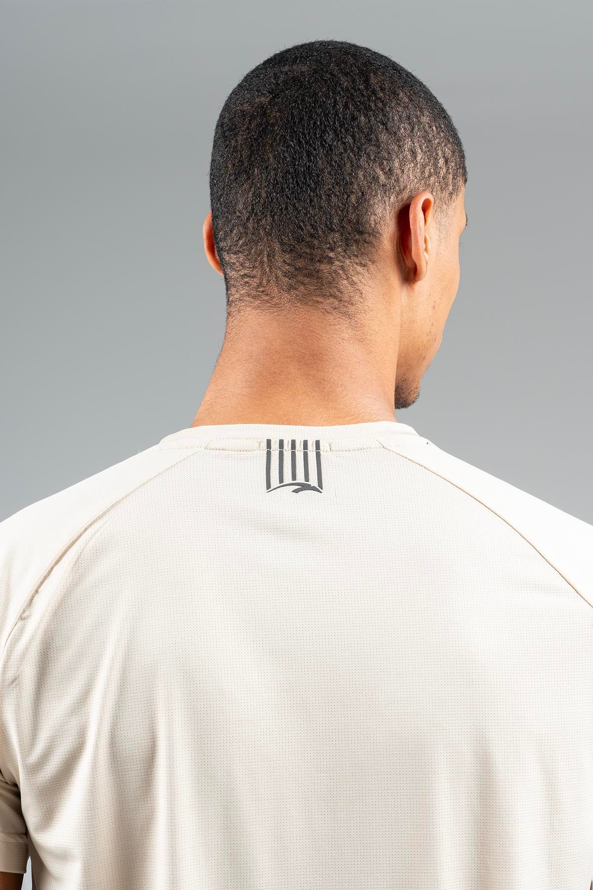 Maraton Active Regular Erkek Bisiklet Yaka  Reglan Kol Koşu Kil Rengi T-shirt 22561