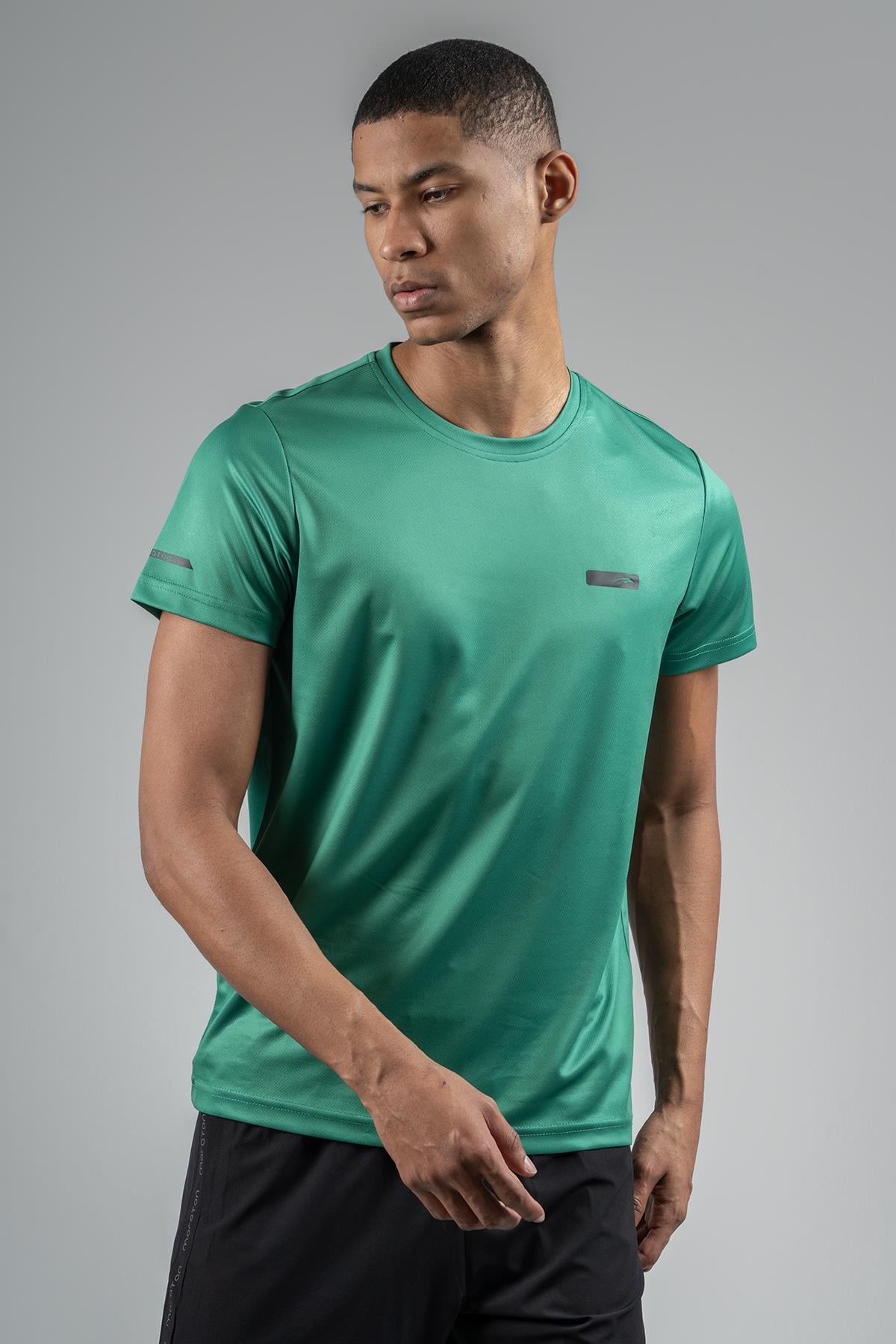 Maraton Active Regular Erkek Bisiklet Yaka  Kısa Kol Koşu  T-shirt 22748