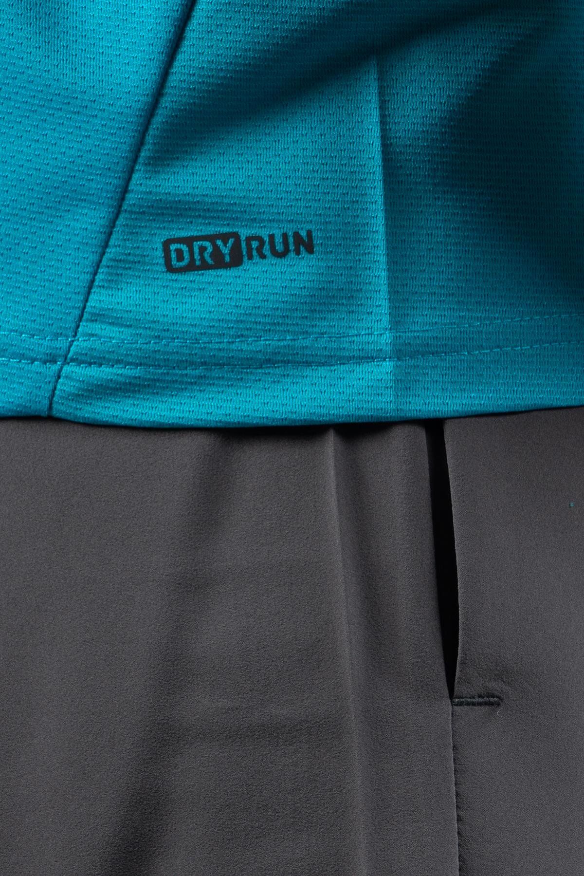 Maraton Active Regular Erkek Bisiklet Yaka  Reglan Kol Koşu MAVİ T-shirt 22750