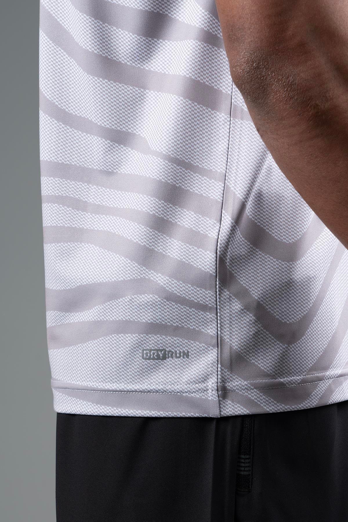 Maraton Active Regular Erkek Bisiklet Yaka  Reglan Kol Koşu Beyaz T-shirt 22734