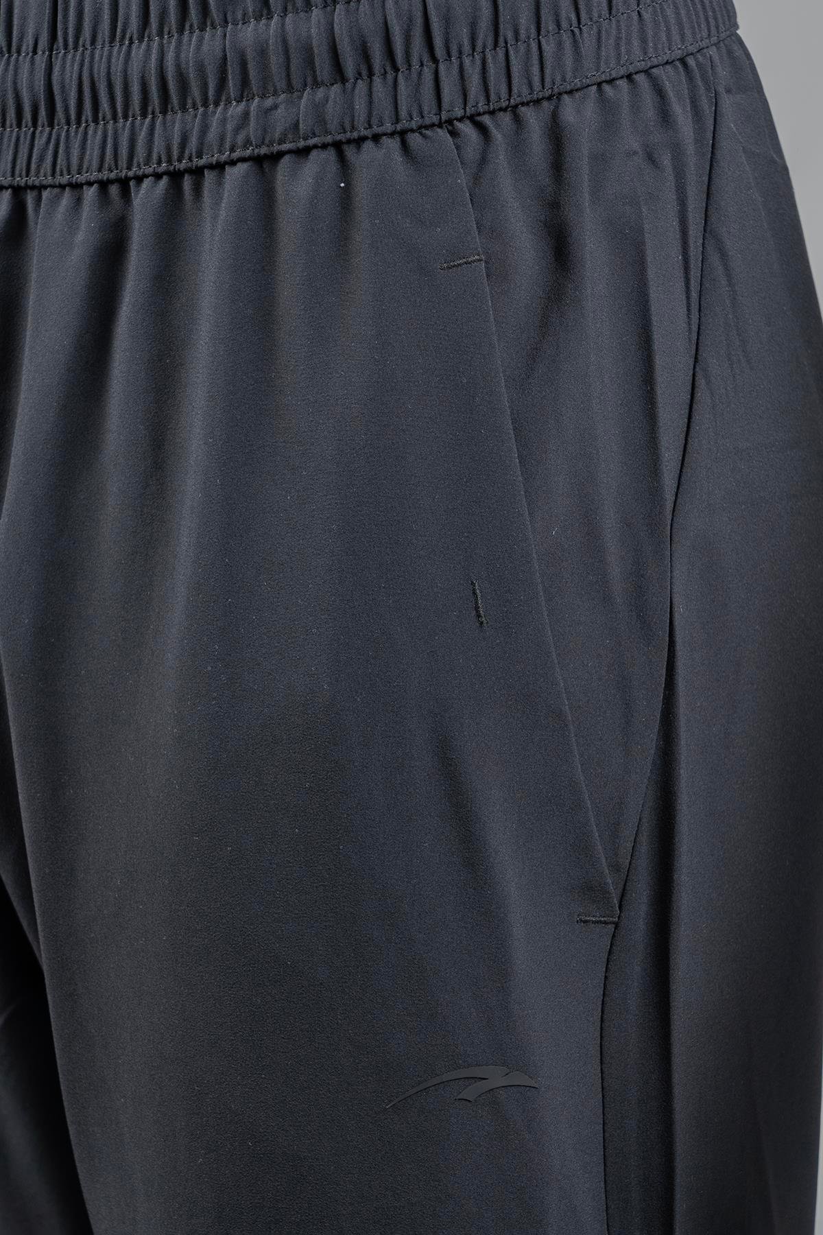 Maraton Active Regular Erkek  Dar Paça  Basic Siyah Eşofman Altı 22638