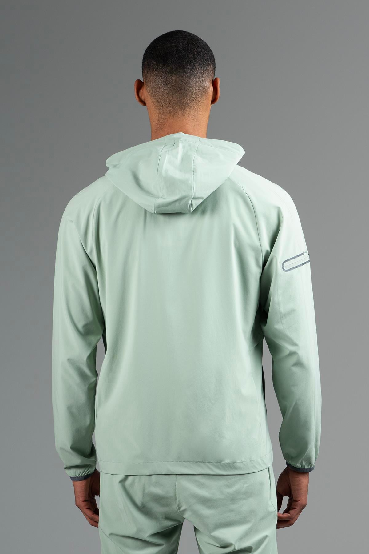 Maraton Active Regular Erkek Kapşonlu  Reglan Kol Basic  Eşofman Üstü 22668