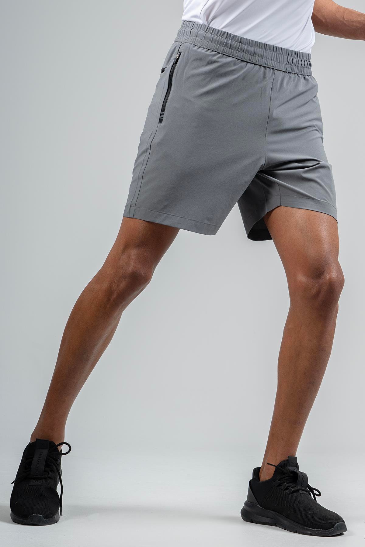 Maraton Active Regular Erkek  Şort  Basic Antrasit Melanj Şort 22671