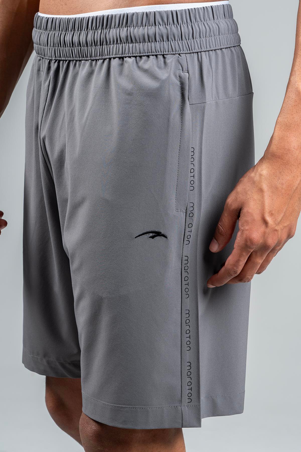 Maraton Active Regular Erkek  Şort  Basic Antrasit Melanj Şort 22645