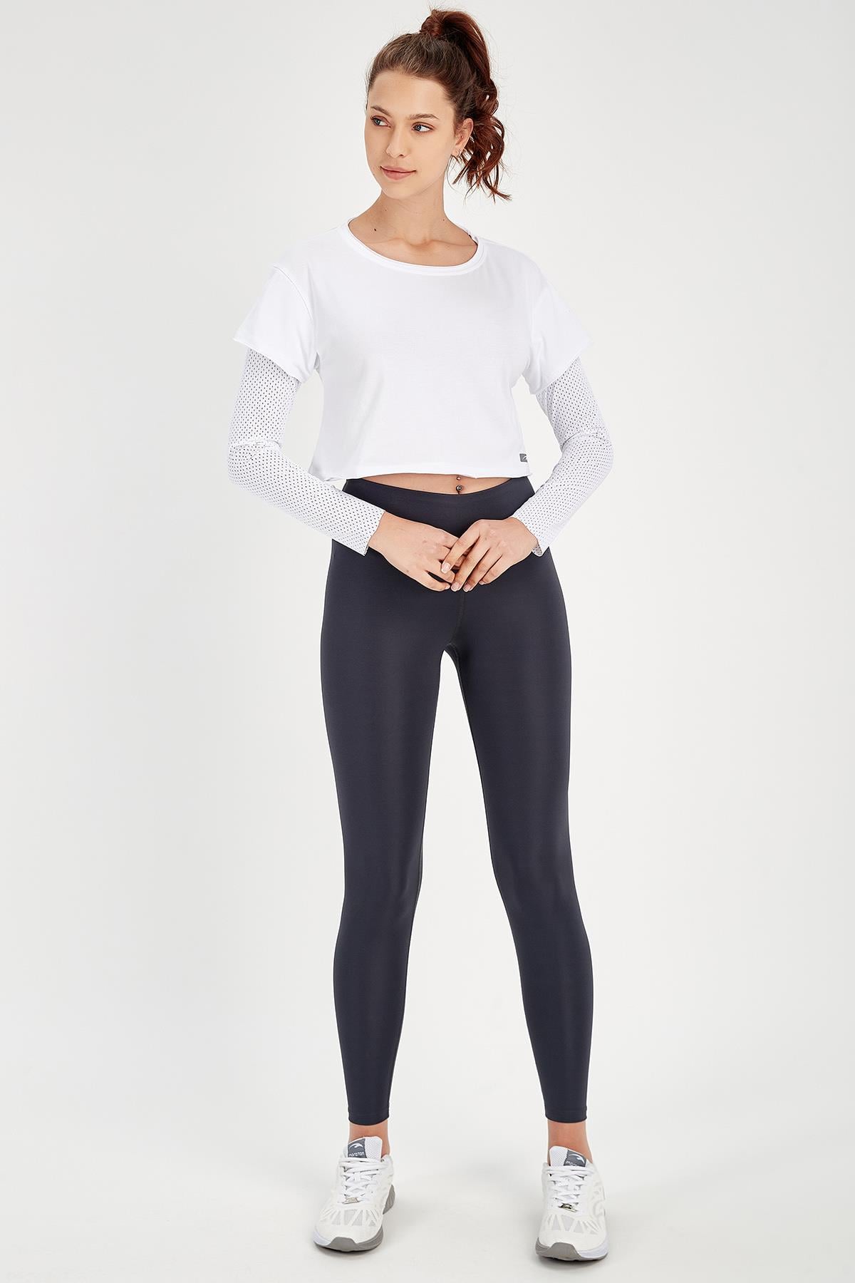 Maraton Active Regular Kadın Bisiklet Yaka  Uzun Kol Fitness Sweatshirt 18557