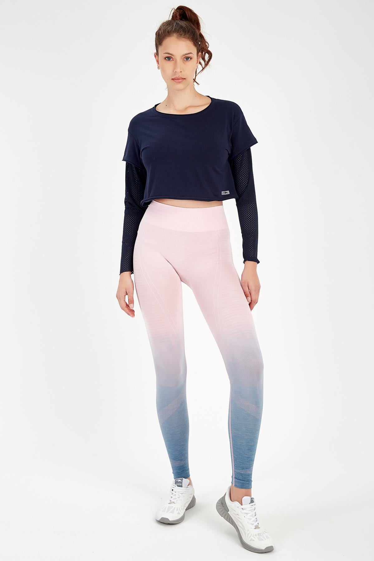 Maraton Active Regular Kadın Bisiklet Yaka  Uzun Kol Fitness Sweatshirt 18557