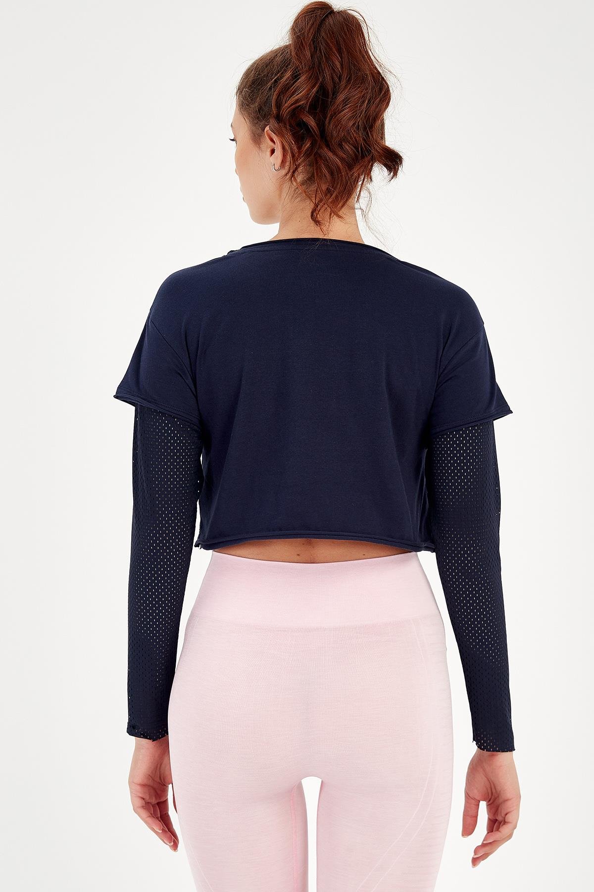 Maraton Active Regular Kadın Bisiklet Yaka  Uzun Kol Fitness Sweatshirt 18557