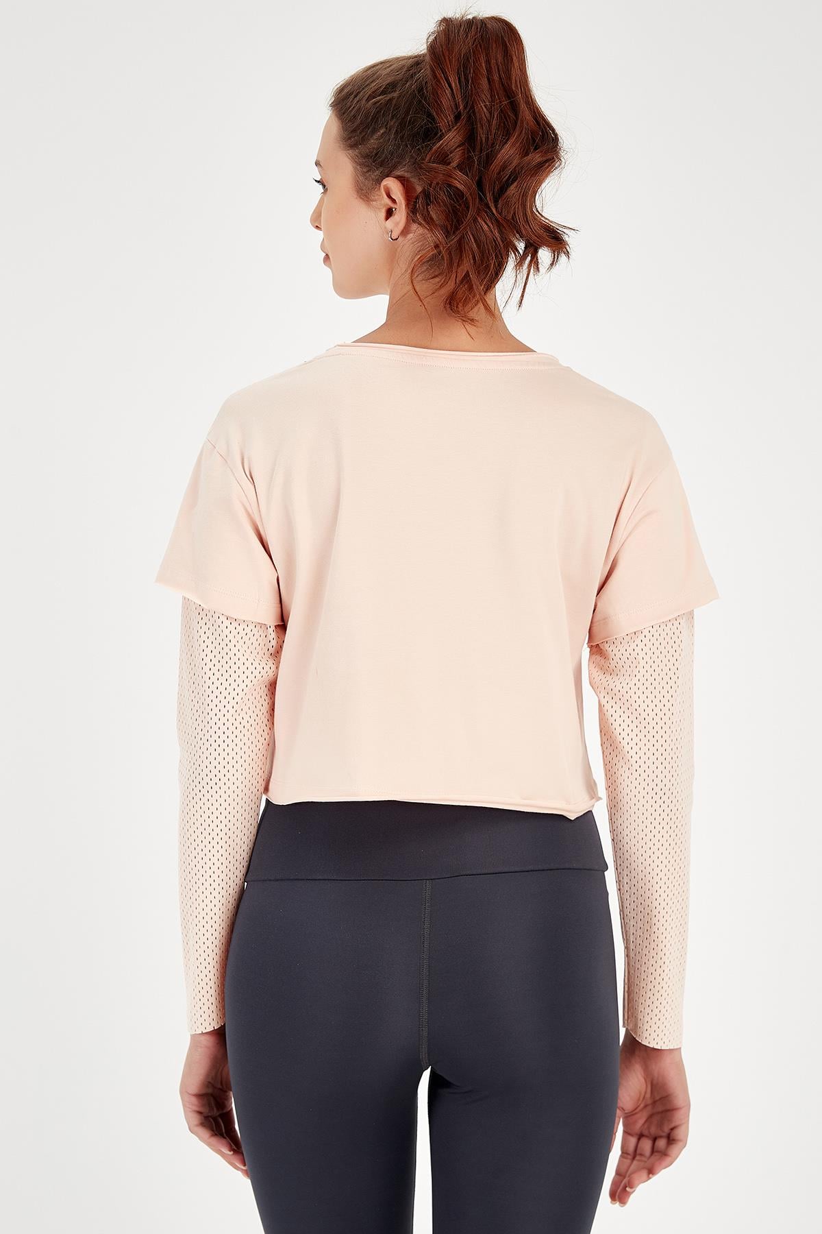 Maraton Active Regular Kadın Bisiklet Yaka  Uzun Kol Fitness Sweatshirt 18557