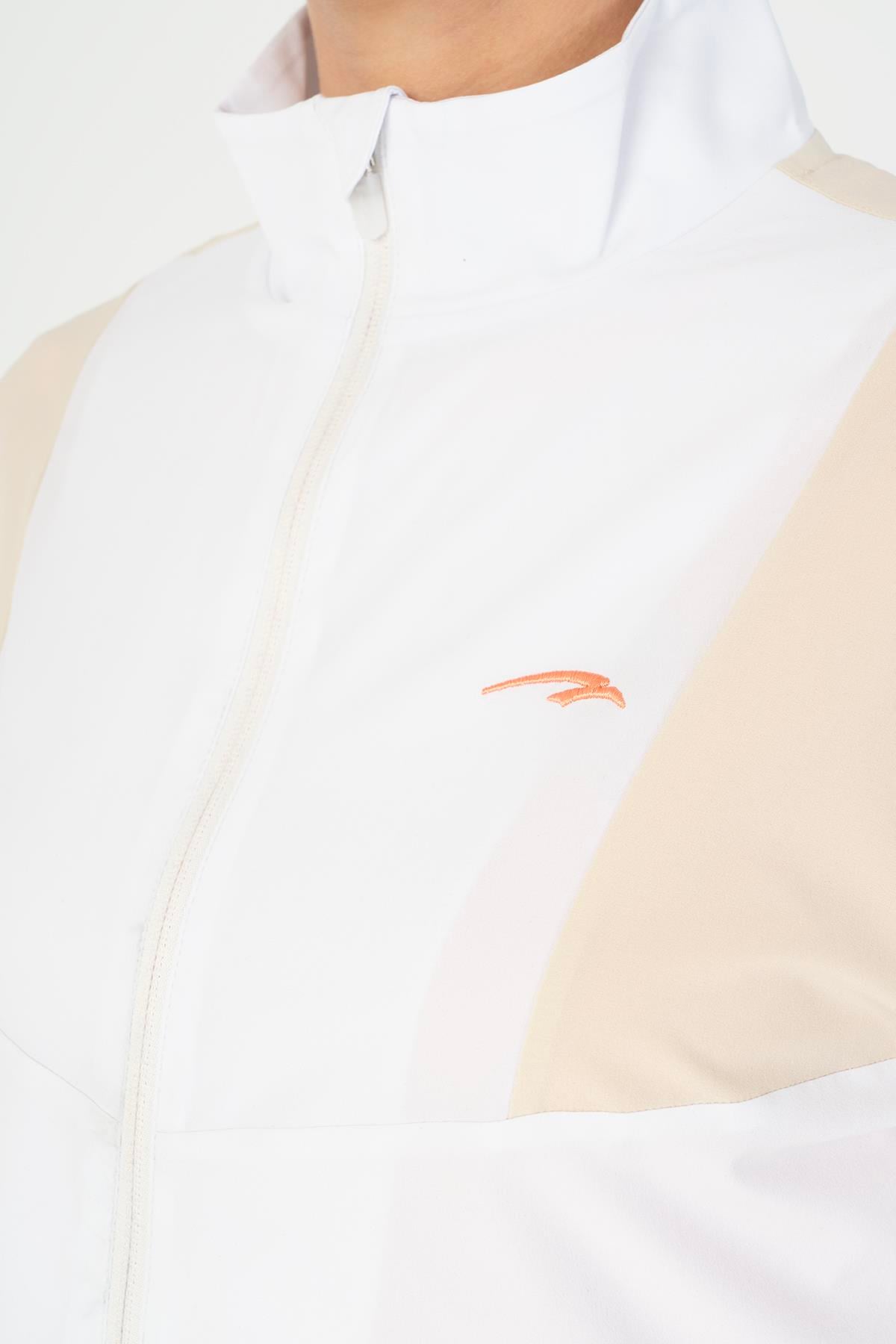 Maraton Active Regular Kadın Dik Yaka  Takma Kol Fitness  Tracktop 22192