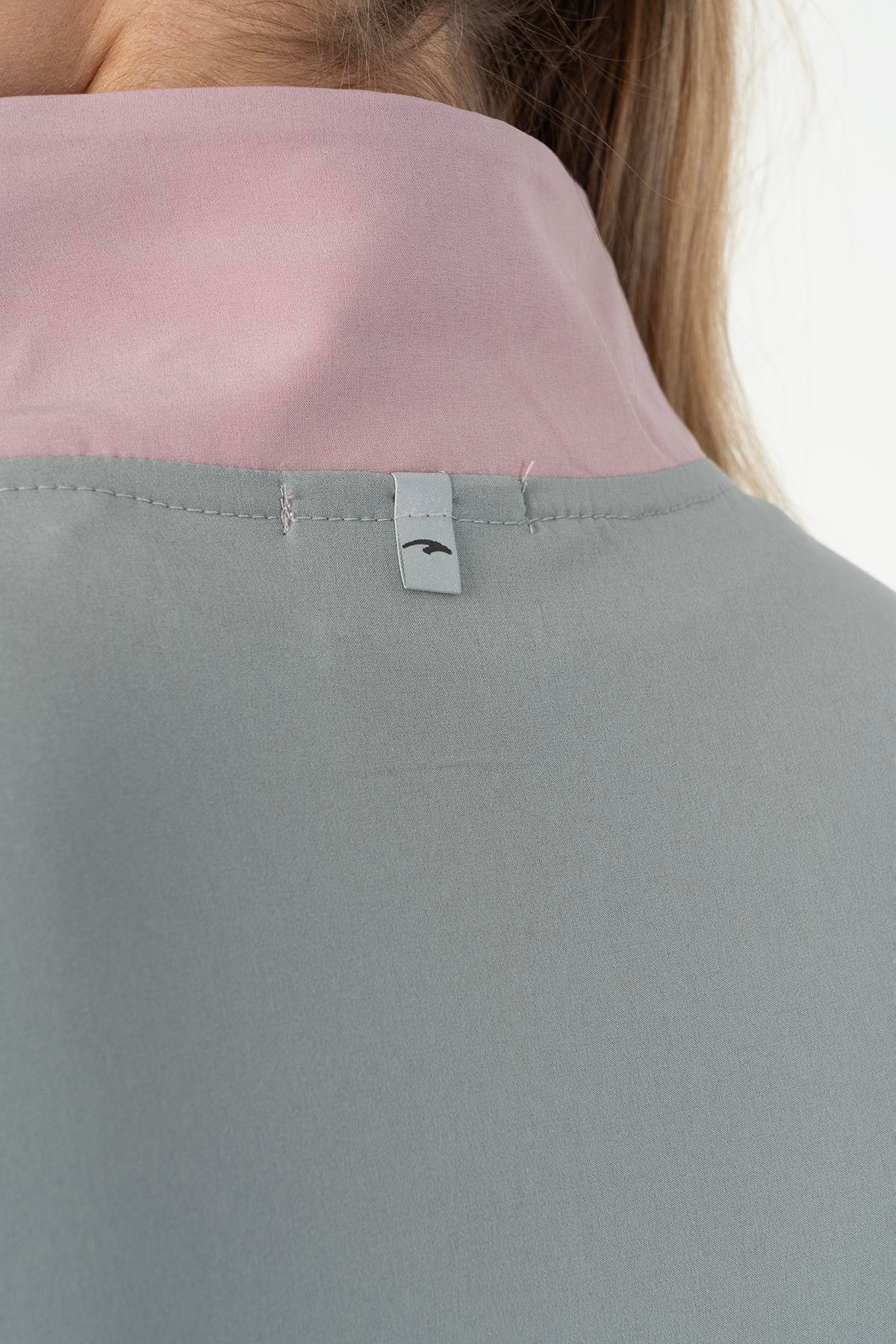 Maraton Active Regular Kadın Dik Yaka  Takma Kol Fitness  Tracktop 22192