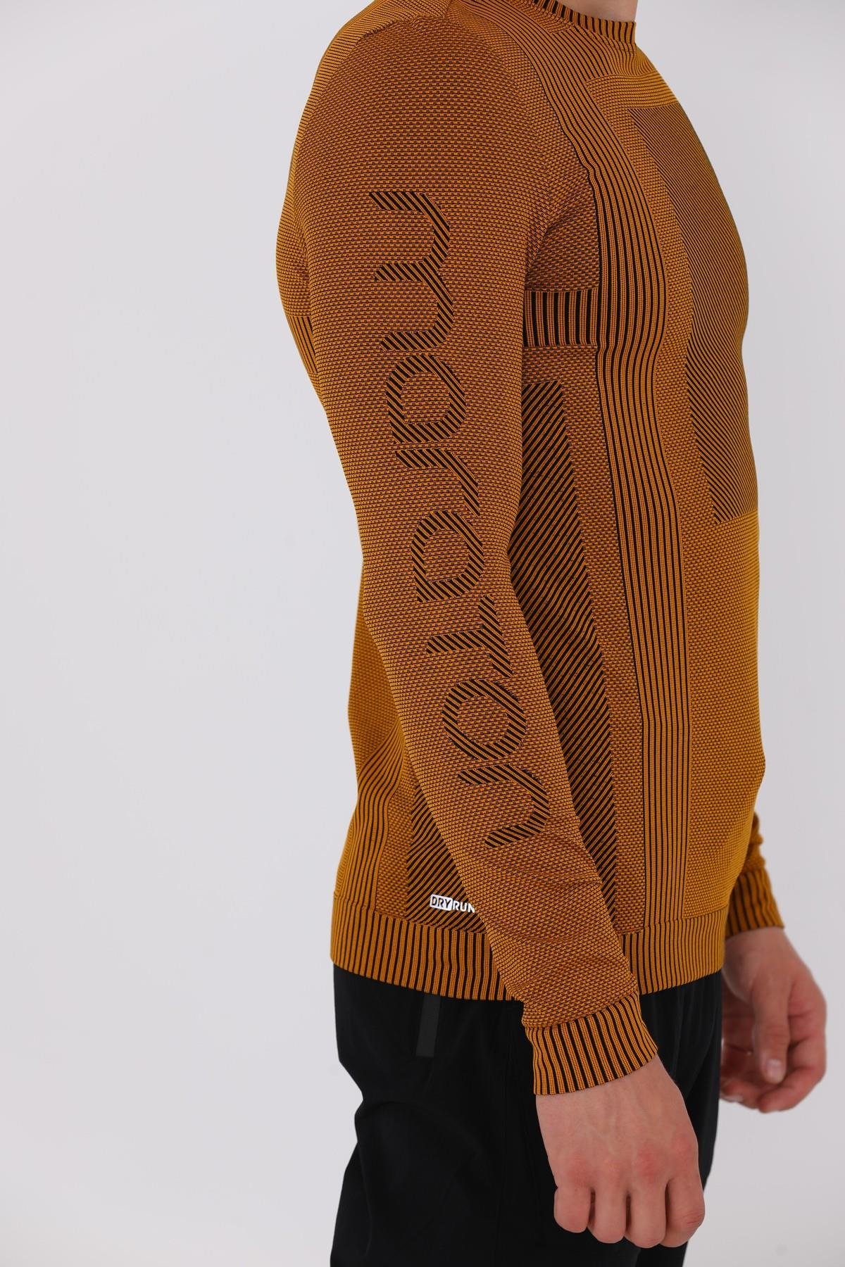 Maraton Active SlimFit Erkek Bisiklet Yaka  Uzun Kol Spor Sweatshirt 826023