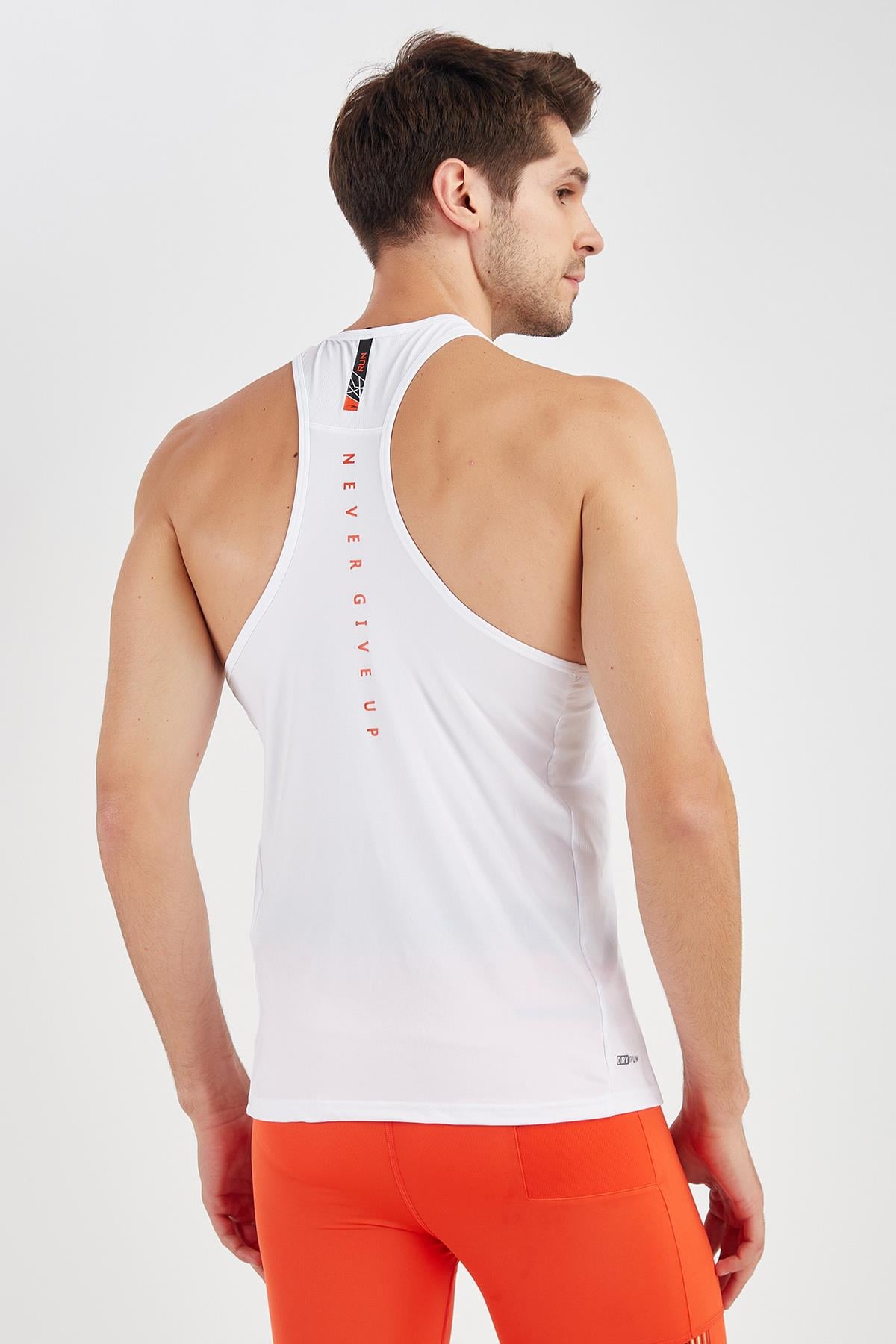 Maraton Active SlimFit Erkek Bisiklet Yaka  Kolsuz Spor Atlet 18398