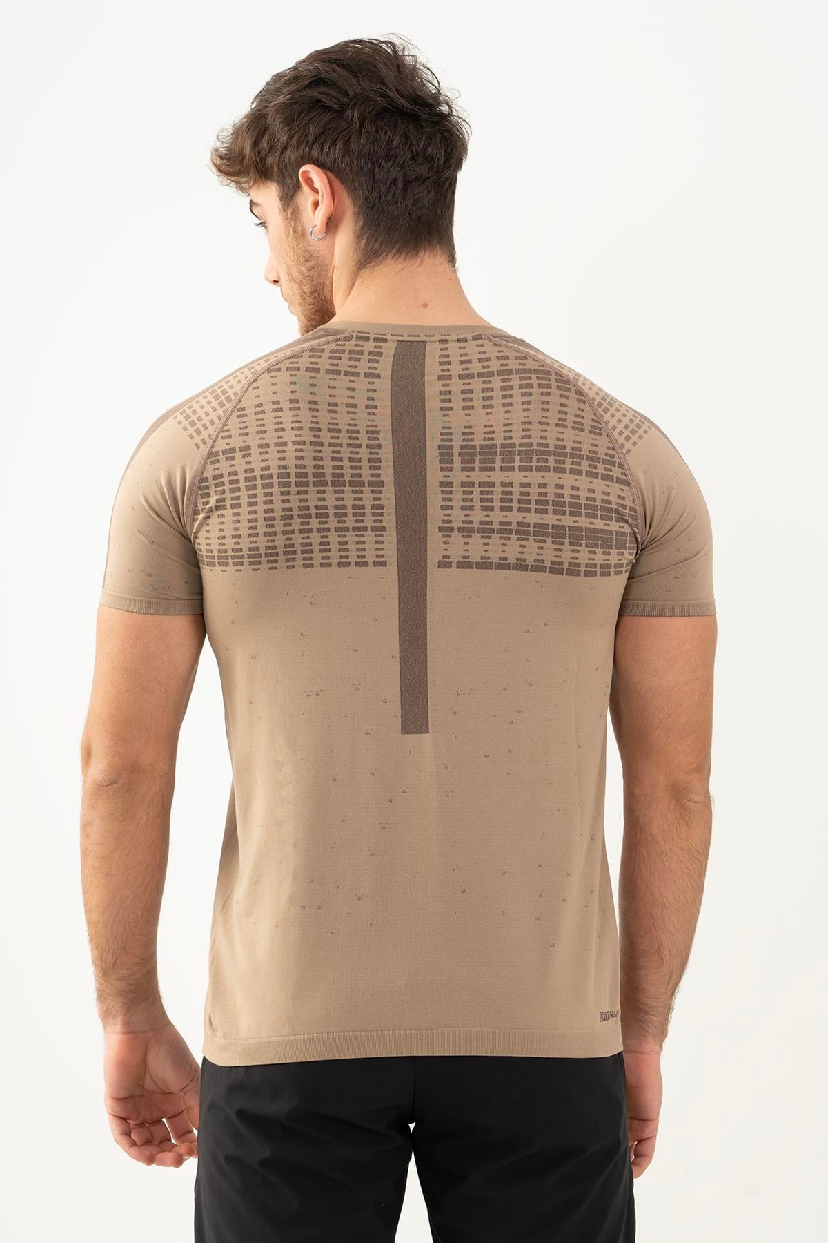 Maraton Active SlimFit Erkek Bisiklet Yaka  Kısa Kol Koşu T-shirt 821080