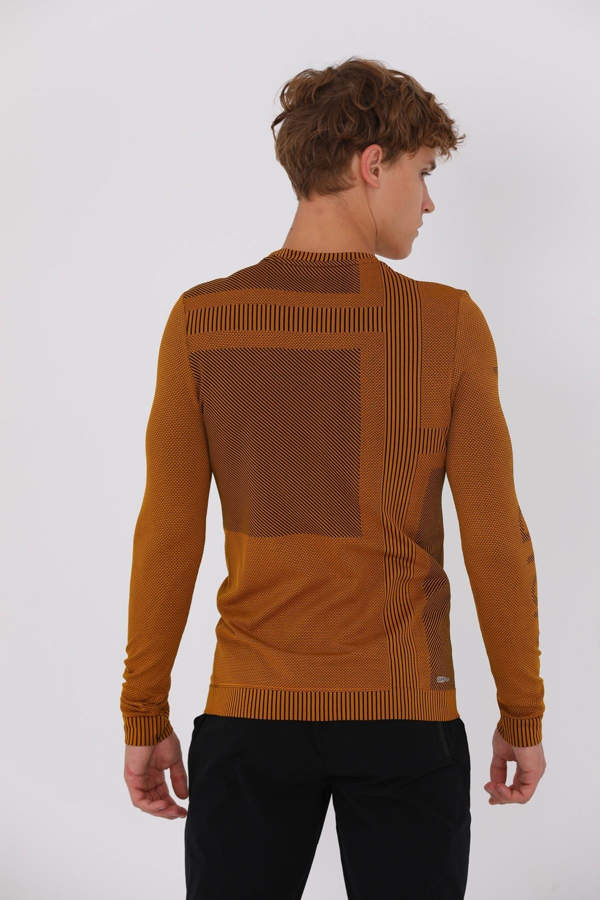 Maraton Active SlimFit Erkek Bisiklet Yaka  Uzun Kol Spor Sweatshirt 826023