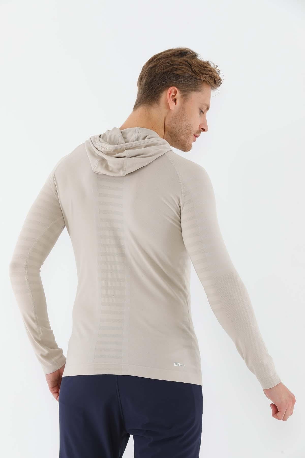 Maraton Active SlimFit Erkek Kapşonlu  Uzun Kol Spor Sweatshirt 826004