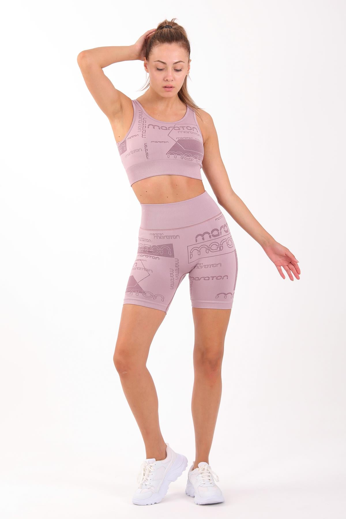Maraton Active SlimFit Kadın Atlet Yaka  Kolsuz Koşu Bra 813065