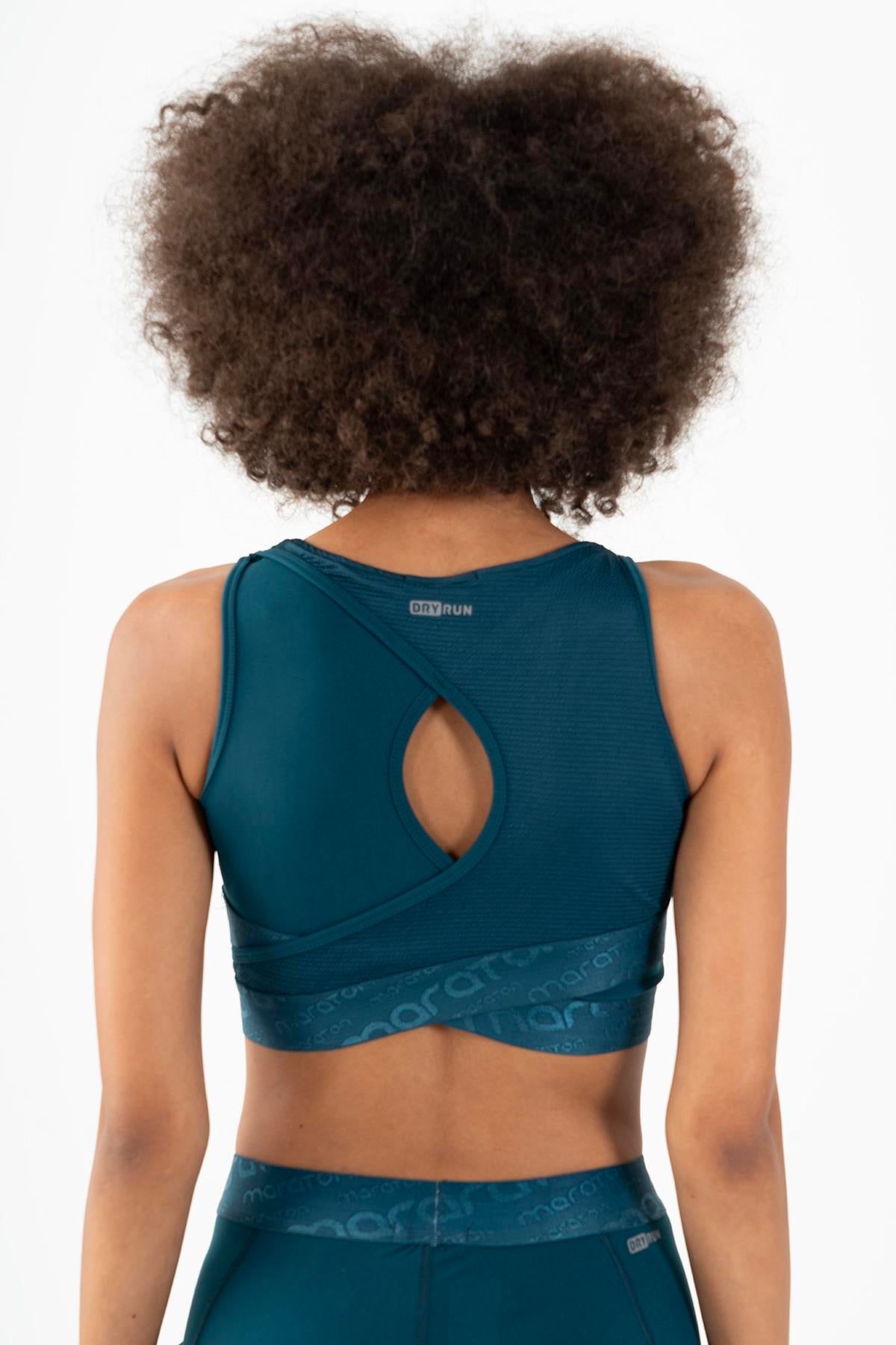 Maraton Active SlimFit Kadın Atlet Yaka  Kolsuz Fitness Bra 21972