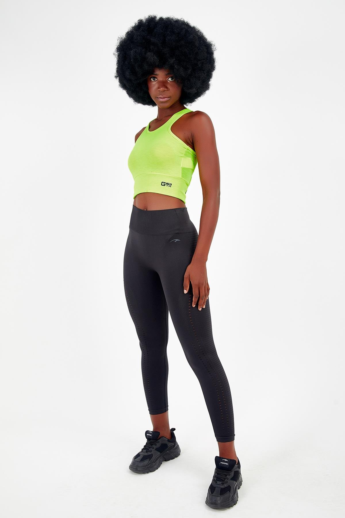 Maraton Active SlimFit Kadın Bisiklet Yaka  Kolsuz Gym Bra 17499